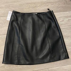 NWT Aritzia vegan suede mini skirt